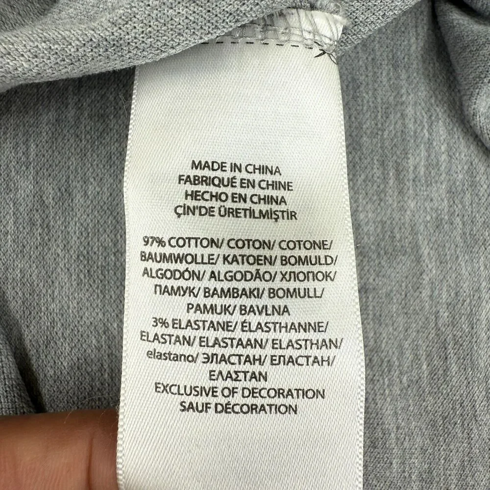 Polo Ralph Lauren Men's Shirt XXL Gray Classic Fit Gray‎ Pony Preppy Stretch
